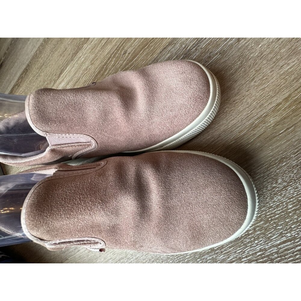Superga Women’s Blush Pink Suede Platform Sneaker 8.5 Slip On Shoes Comfort - Picture 3 of 11